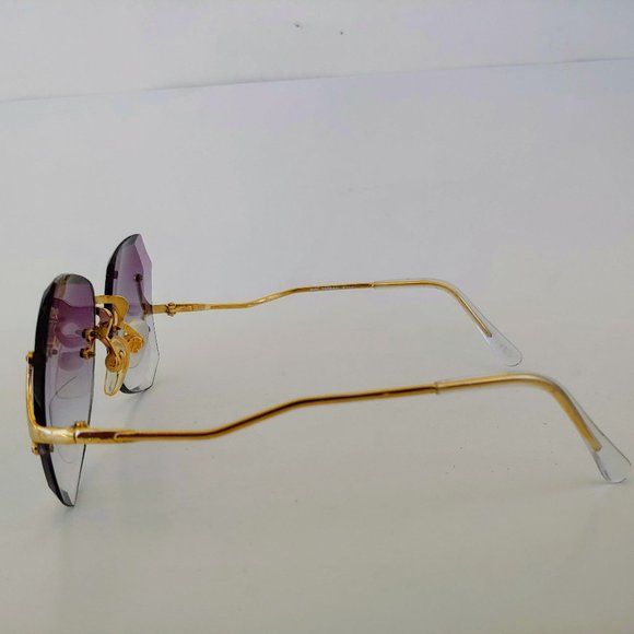 NWT Vintage 90's Lady Small Dia-Cut Bi-Focal Reading Sunglasses +1.50 (Smoke) - Picture 2 of 4